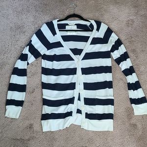 Womens striped cardigan